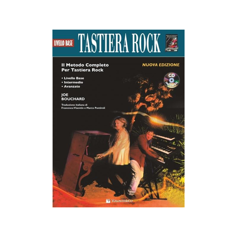 J. BOUCHARD - TASTIERA ROCK LIVELLO BASE + CD - NUOVA EDIZIONE