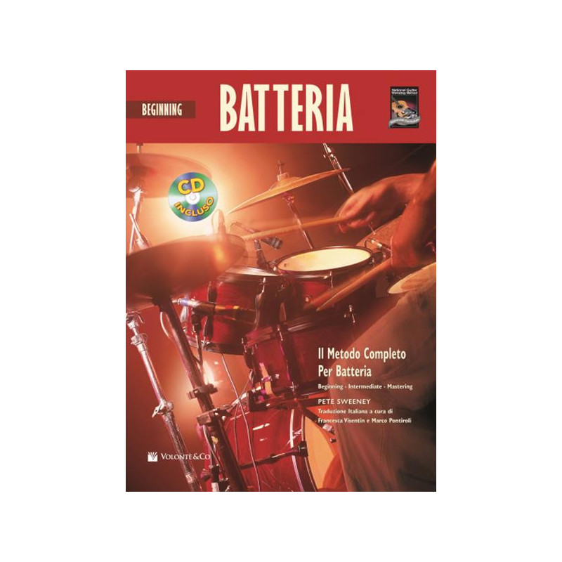 PETE SWEENEY - BATTERIA LIV. BASE + CD METODO COMPLETO