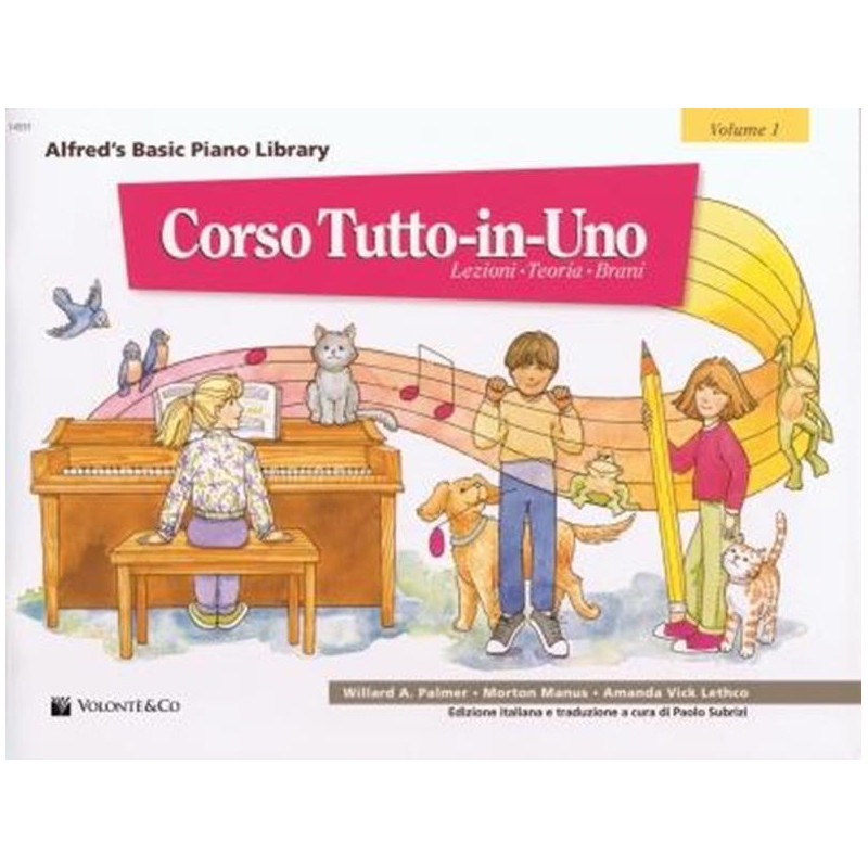 ALFRED'S BASIC - CORSO TUTTO IN UNO VOL. 1 - PIANOFORTE