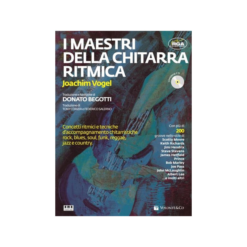 I MAESTRI DELLA CHITARRA RITMICA + CD - VOGEL/BEGOTTI