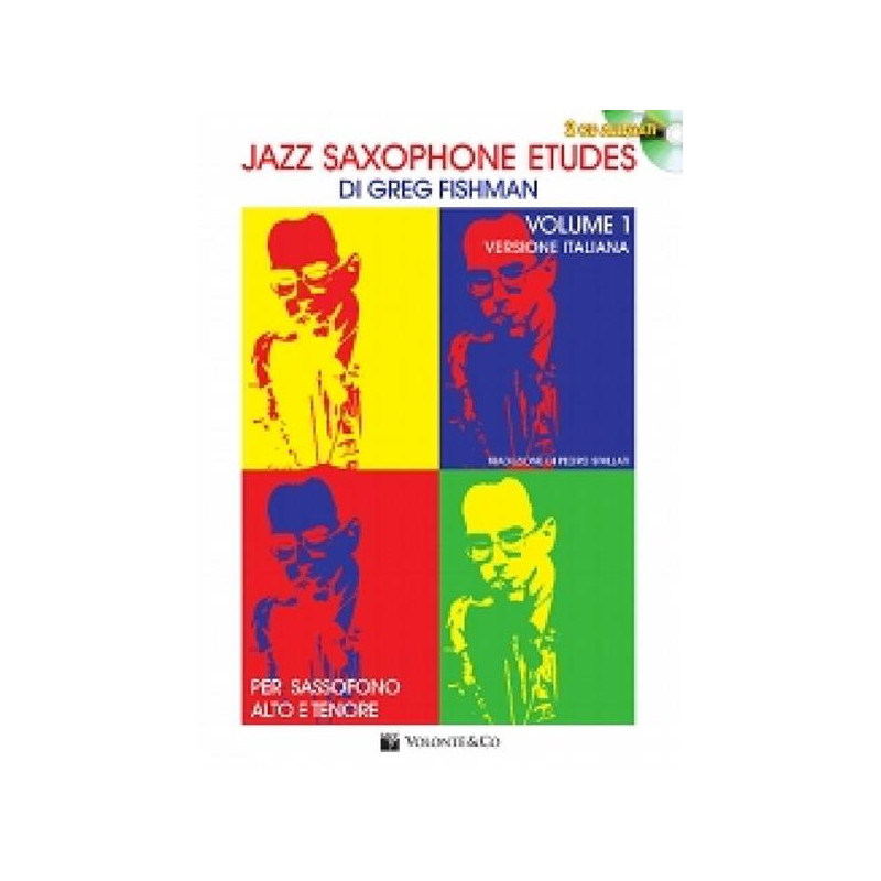 G. FISHMAN - JAZZ SAXOPHONE ETUDES (EDIZIONE ITALIANA - CON CD)