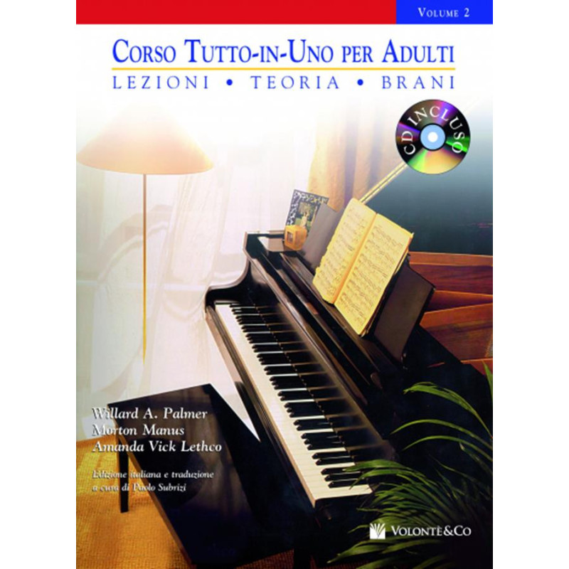 Corso Tutto In Uno Adulti Liv 2 + CD  -  Palmer Manus Lethco - Pianoforte