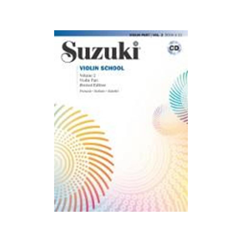 SUZUKI VIOLIN SCHOOL VOL. 2  + CD - SUZUKI METHOD