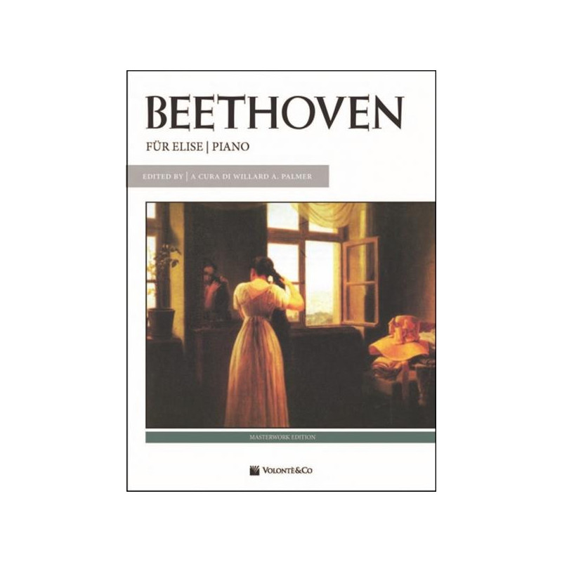 BEETHOVEN - PER ELISA - SPARTITO SINGOLO PER PIANOFORTE