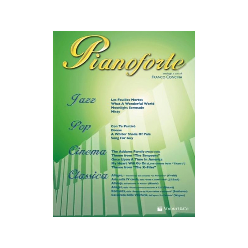 PIANOFORTE VOL. 1 - ANTOLOGIA DI SUCCESSI - F. CONCINA