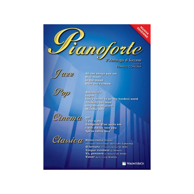PIANOFORTE VOL. 2 - ANTOLOGIA DI SUCCESSI - F. CONCINA