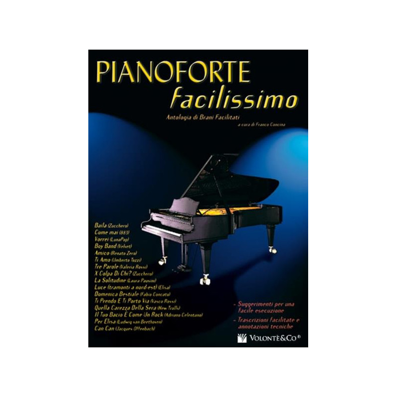 FRANCO CONCINA - PIANOFORTE FACILISSIMO V. 1 - SPARTITI