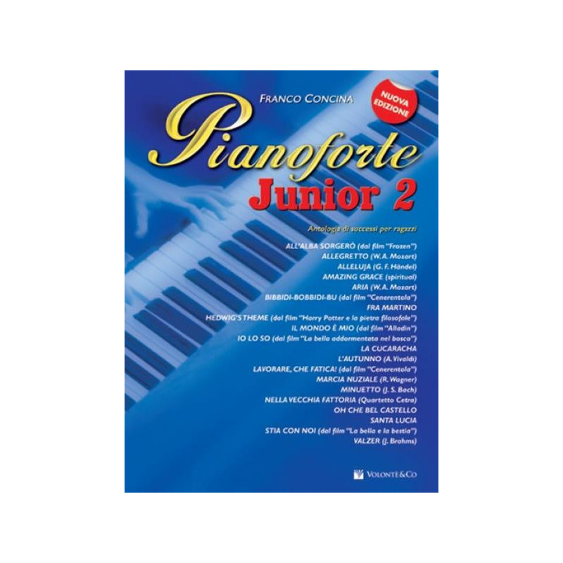 PIANOFORTE JUNIOR VOL. 2 - F. CONCINA - SPARTITI PER PIANOFORTE