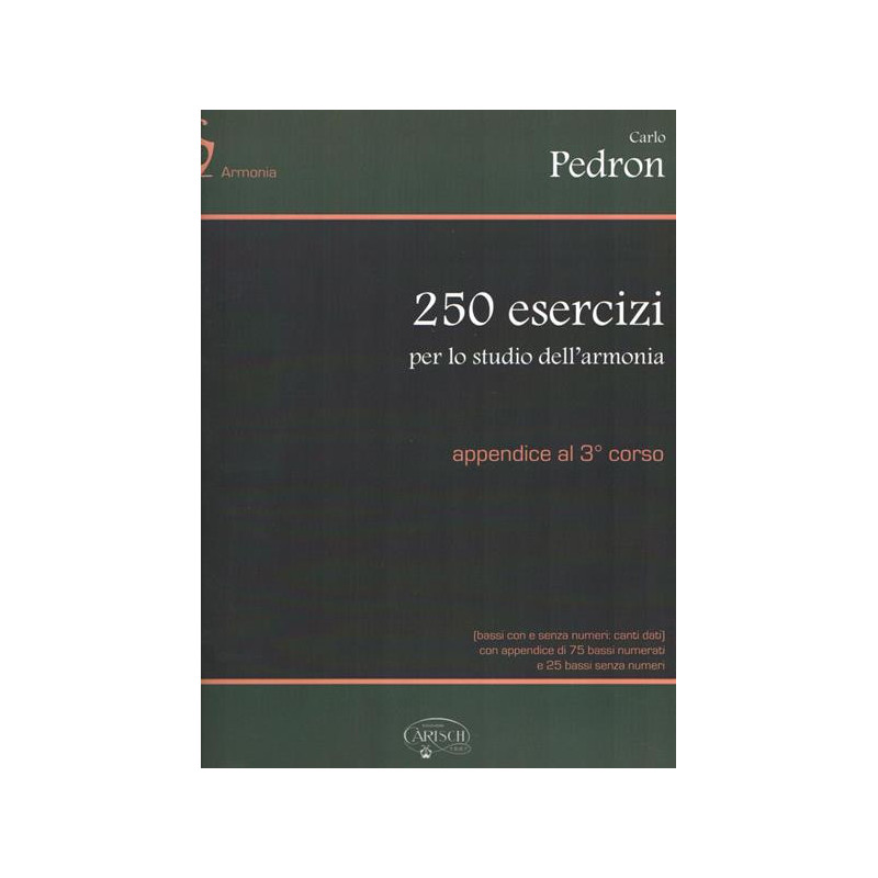 PEDRON - 250 ESERCIZI PER LO STUDIO DELL'ARMONIA