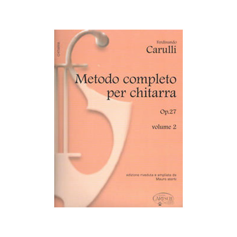 F. CARULLI - METODO COMPLETO PER CHITARRA OP. 27 VOL. 2