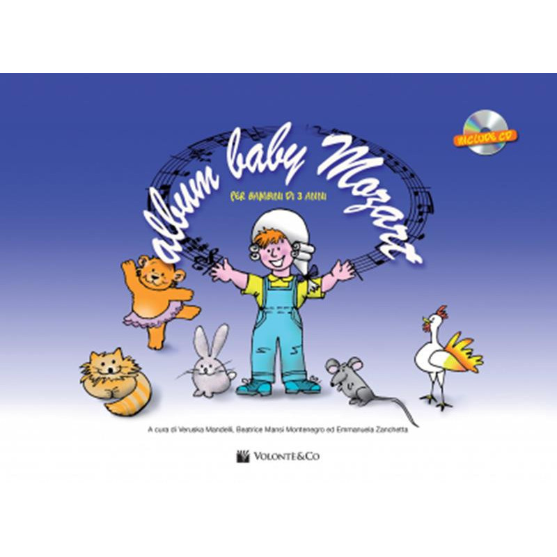 ALBUM BABY MOZART PER BAMBINI DI 3 ANNI. CON CD-AUDIO