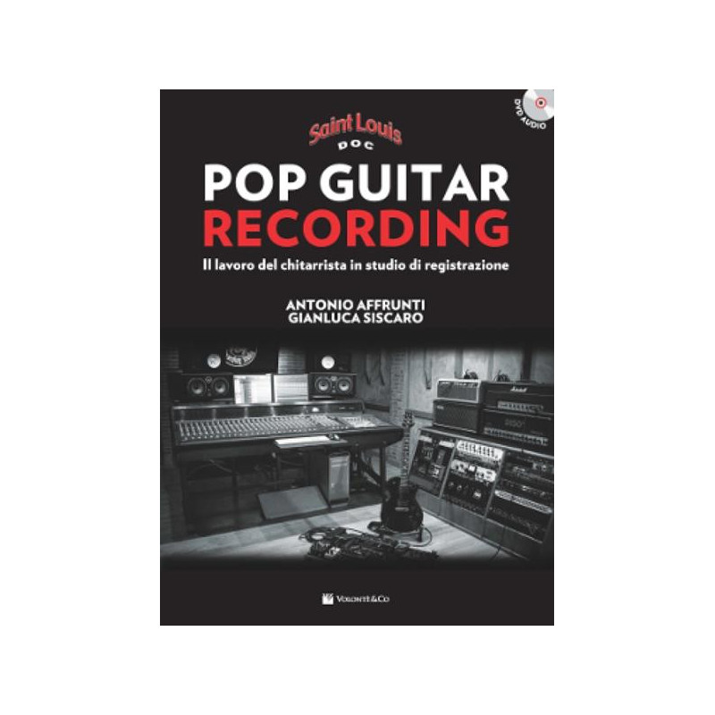 METODO SAINT LOUIS - POP GUITAR RECORDING + DVD AUDIO - AFFRUNTI/SISCARO