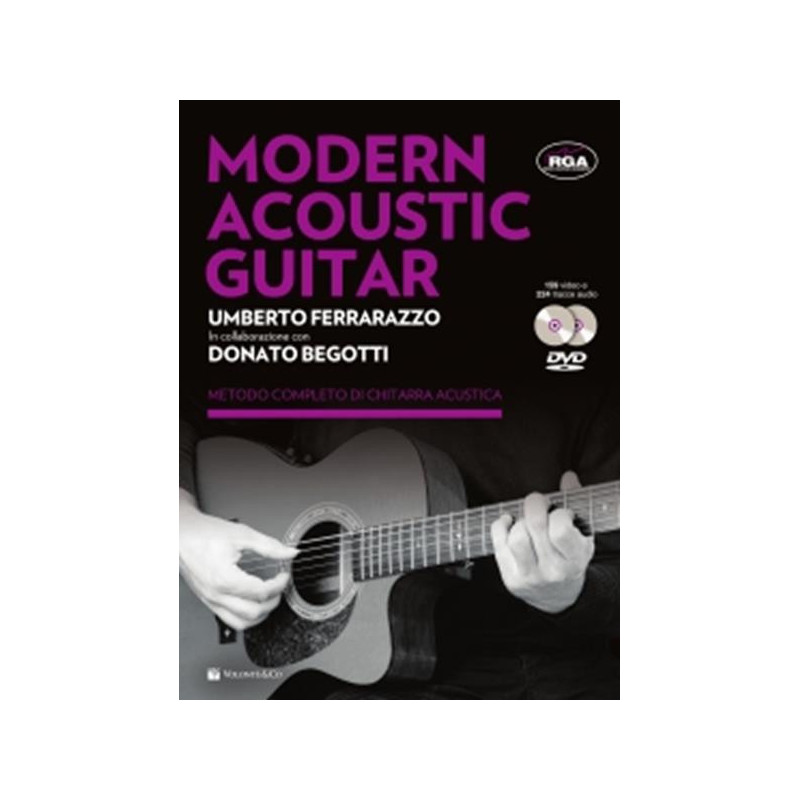 FERRARAZZO - BEGOTTI - MODERN ACOUSTIC GUITAR + 2 DVD - NOVITA'