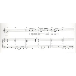 JOHN LENNON - IMAGINE- SPARTITO SINGOLO PER PIANO E VOCE