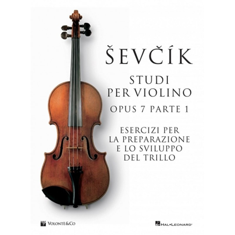 Sevcík - STUDI PER VIOLINO OPUS 7 PARTE 1 - In Italiano - Otakar Sevcík