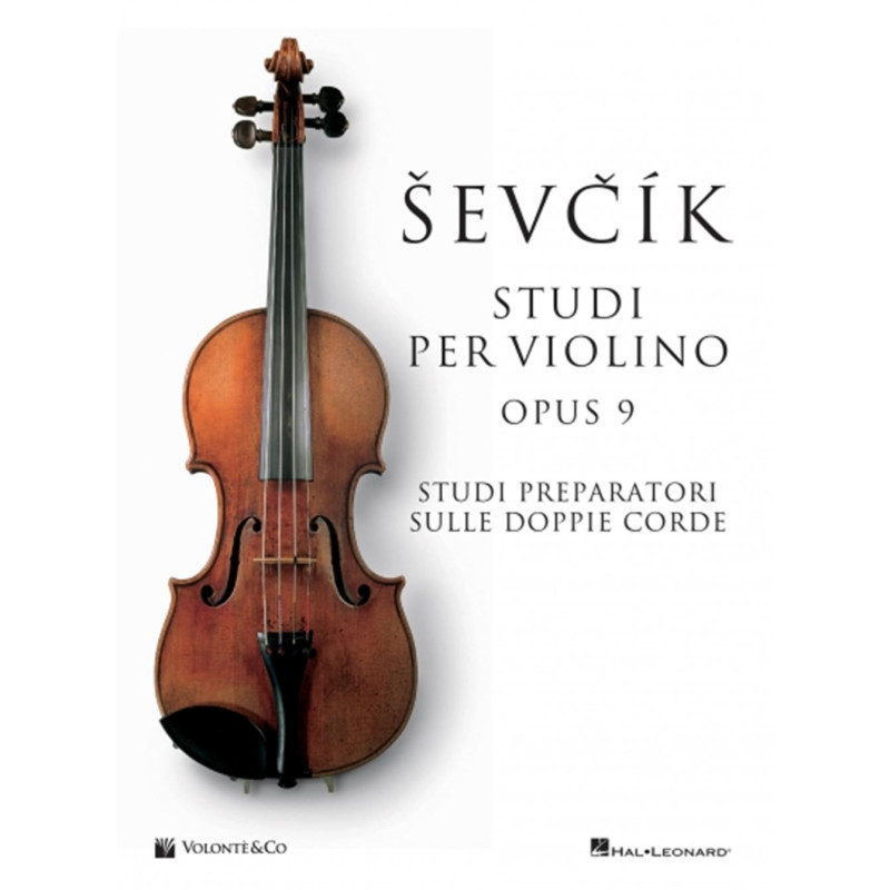 Sevcík - STUDI PER VIOLINO OPUS 9 - In Italiano - Otakar Sevcík