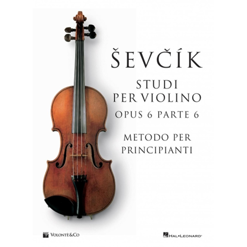 Sevcík - STUDI PER VIOLINO OPUS 6 PARTE 6 - In Italiano - Otakar Sevcík
