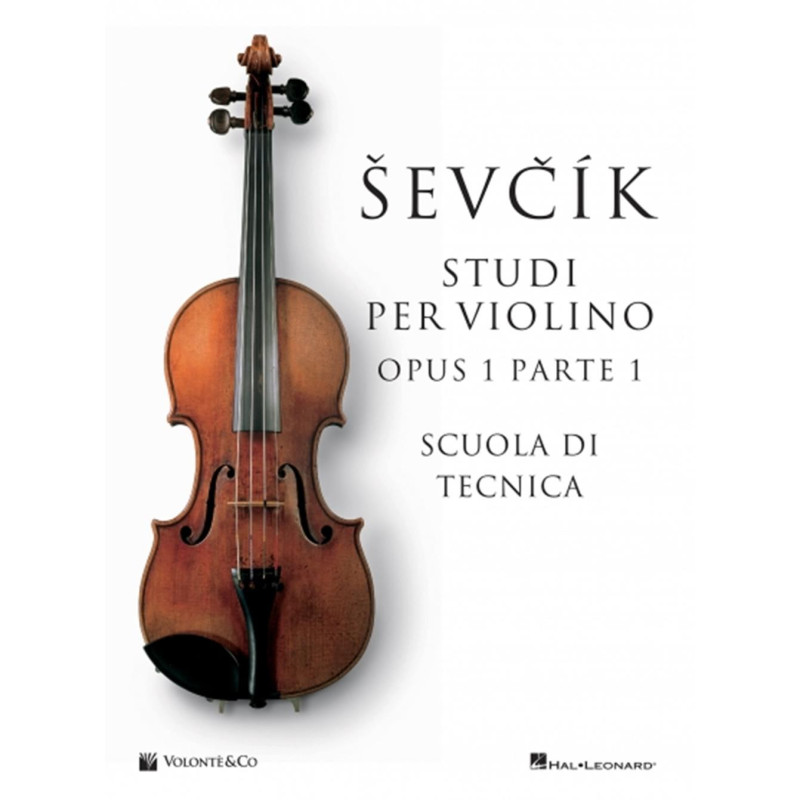 Sevcík - STUDI PER VIOLINO OPUS 1 PARTE 1 - In Italiano - Otakar Sevcík
