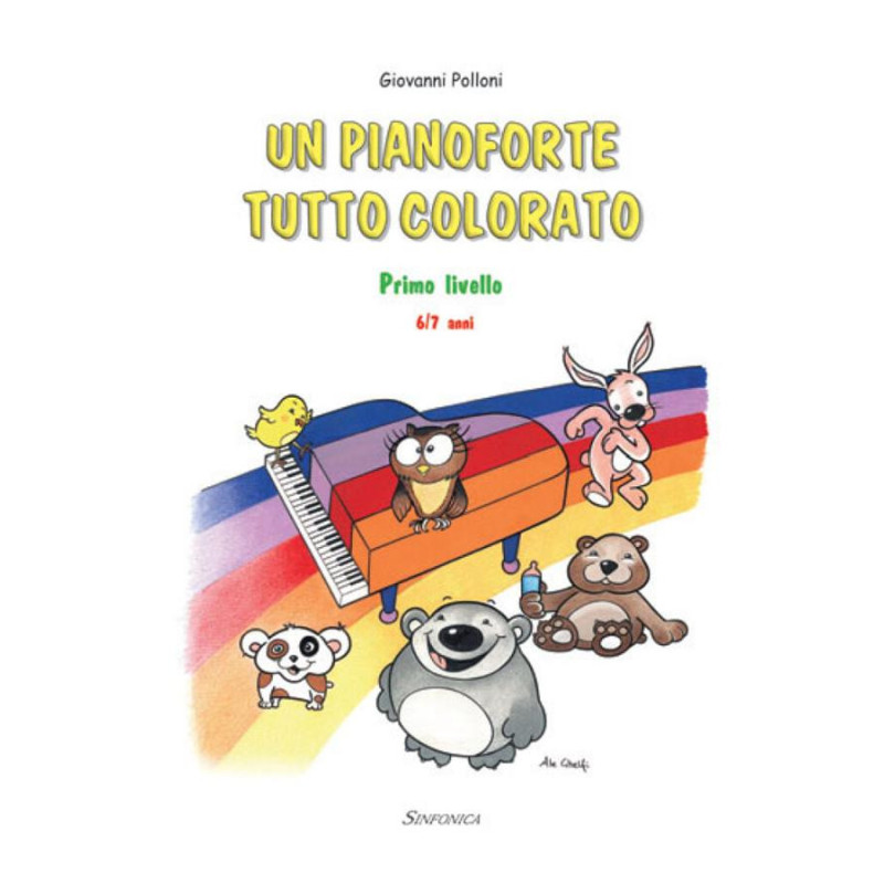Pianoforte Tutto Colorato - primo livello - 6/7 anni - bambini - G. Polloni