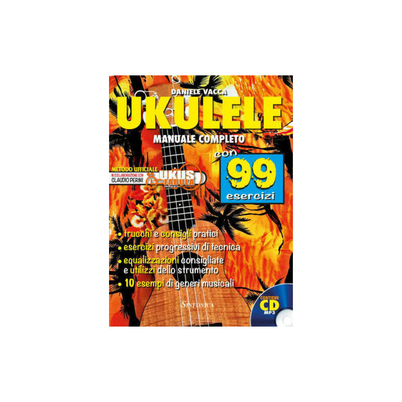 D. VACCA - UKULELE MANUALE COMPLETO + CD