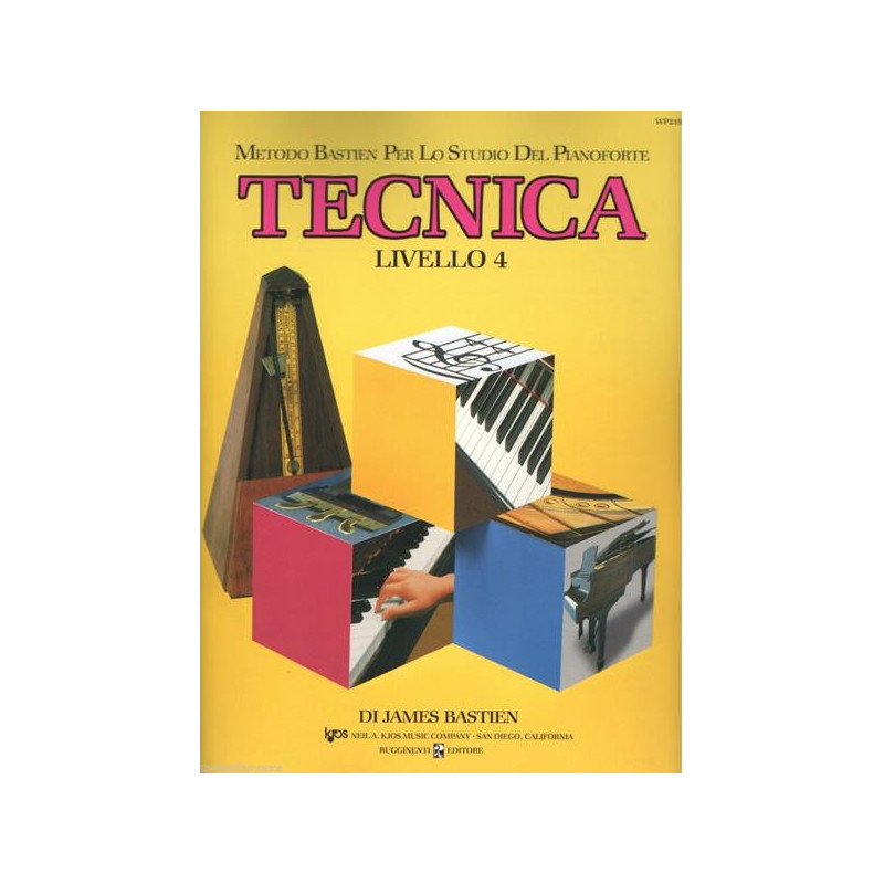 JAMES BASTIEN - TECNICA LIVELLO 4 - LINGUA ITALIANA