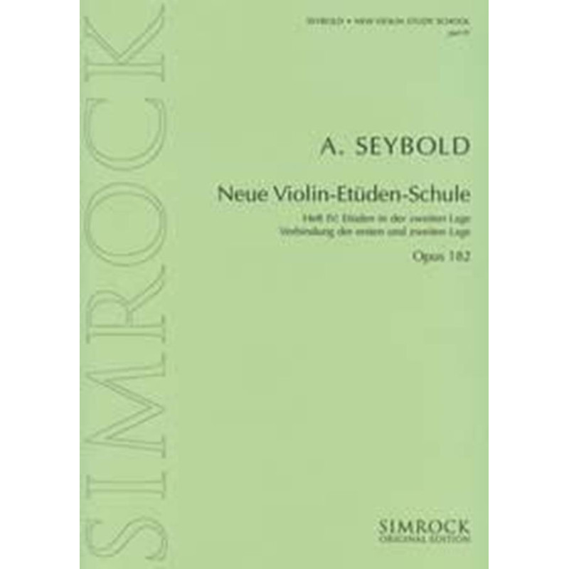 Neue Violin Etudes 3 Op.182  -  Arthur Seybold  - violino