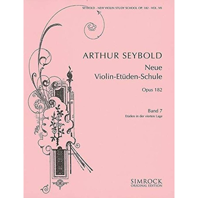 Neue Violin Etudes 7 Op.182  -  Arthur Seybold  - violino