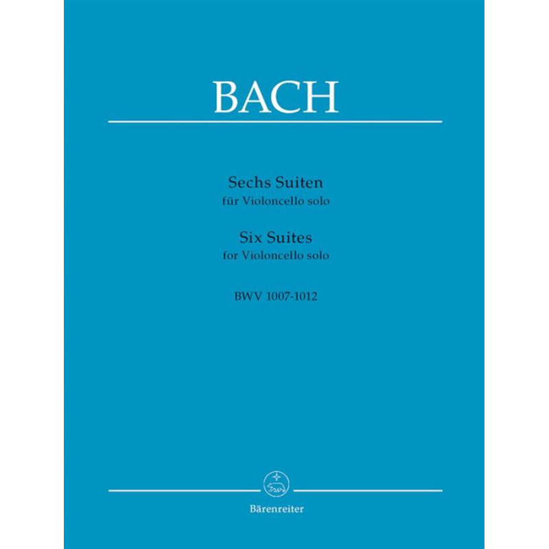 Six Suites For Cello Solo BWV 1007-1012 - Johann Sebastian Bach - violoncello