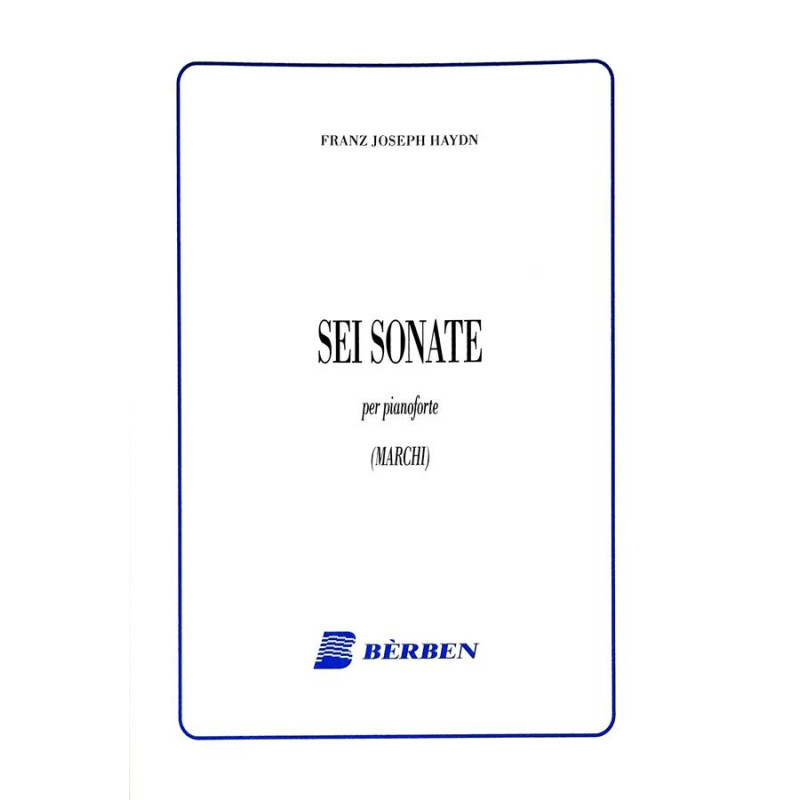 6 SONATE  - FRANZ JOSEPH HAYDN - PIANOFORTE