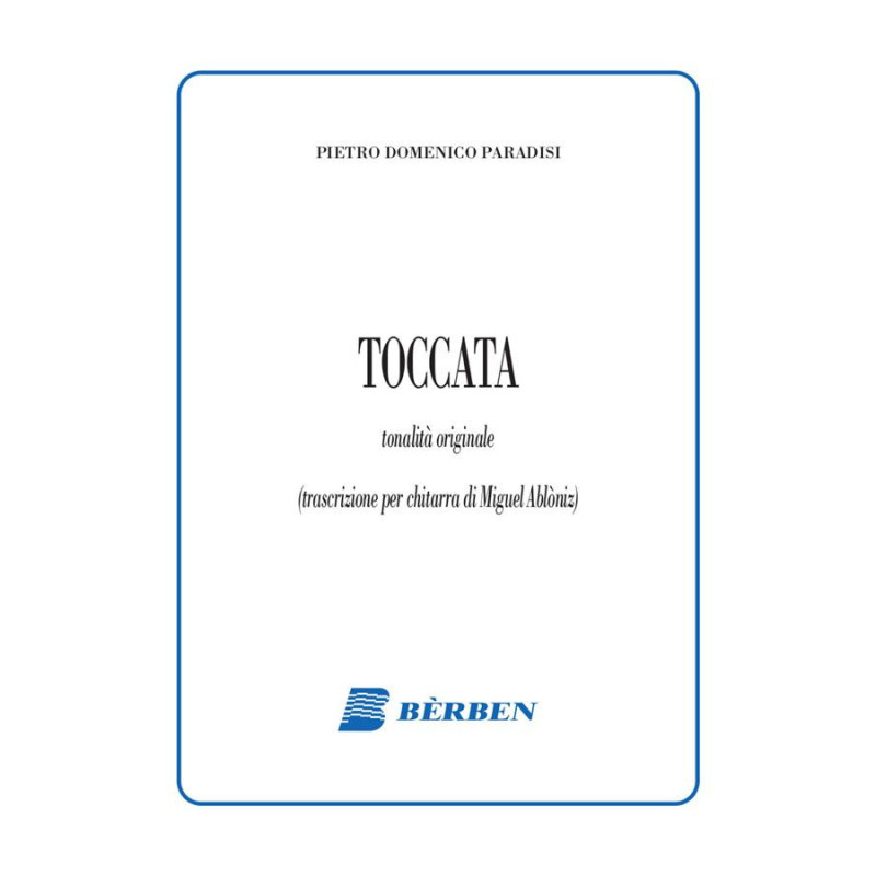TOCCATA  - M. ABLONIZ_PIETRO DOMENICO PARADISI - CHITARRA