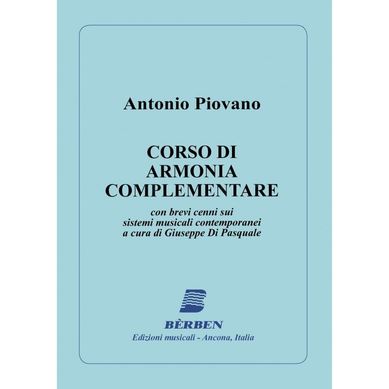 Corso di armonia complementare - Antonio Piovano