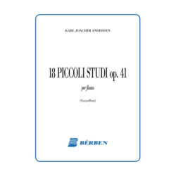 ANDERSEN - 18 PICCOLI STUDI OP. 41 - METODO BERBEN PER FLAUTO