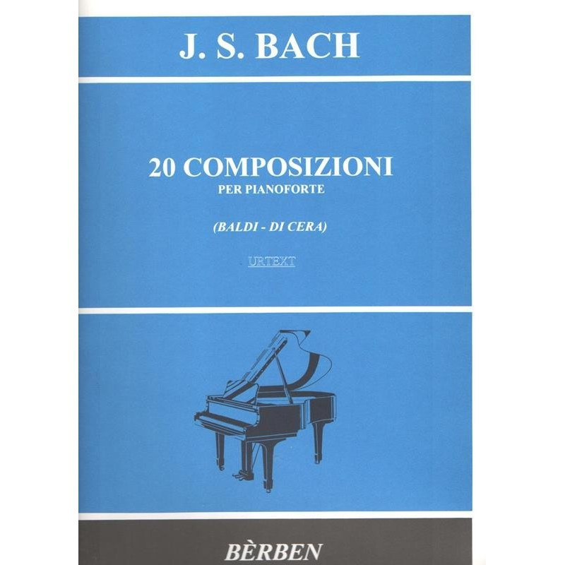 VENTI COMPOSIZIONI (BALDI-DI CERA)  - JOHANN SEBASTIAN BACH - PIANOFORTE