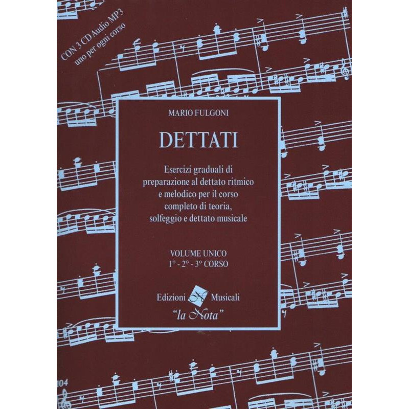 DETTATI VOLUME UNICO - 3 CD ALLEGATI - MARIO FULGONI