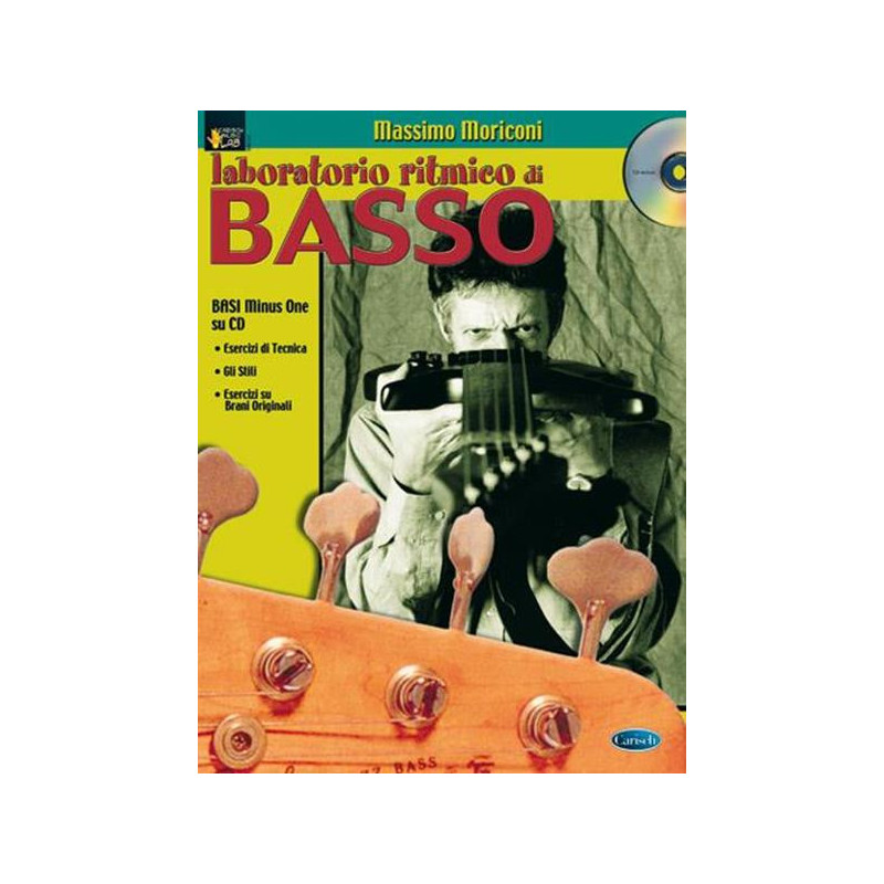 LABORATORIO RITMICO DI BASSO + CD - MASSIMO MORICONI - METODO
