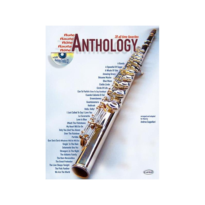 ANDREA CAPPELLARI  - ANTHOLOGY FLUTE VOL. 1 + CD SPARTITI PER FLAUTO