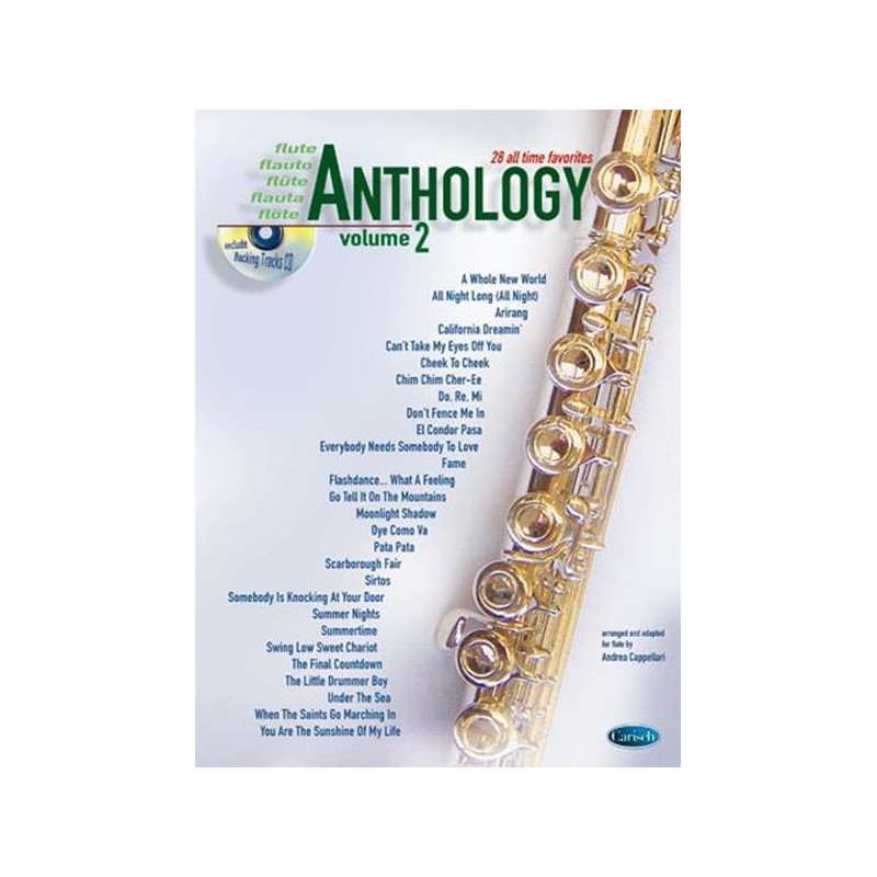 ANDREA CAPPELLARI  - ANTHOLOGY FLUTE VOL. 2 + CD SPARTITI PER FLAUTO