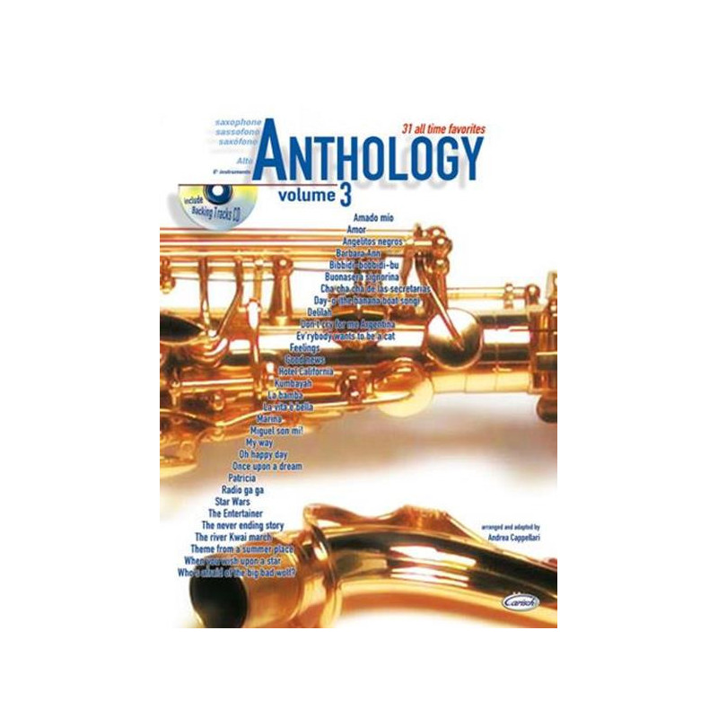 ANDREA CAPPELLARI - ANTHOLOGY SAX ALTO V.3 + CD