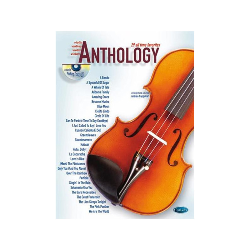 ANTHOLOGY VIOLIN VOL. 1 + CD - ANDREA CAPPELLARI - SPARTITI PER VIOLINO