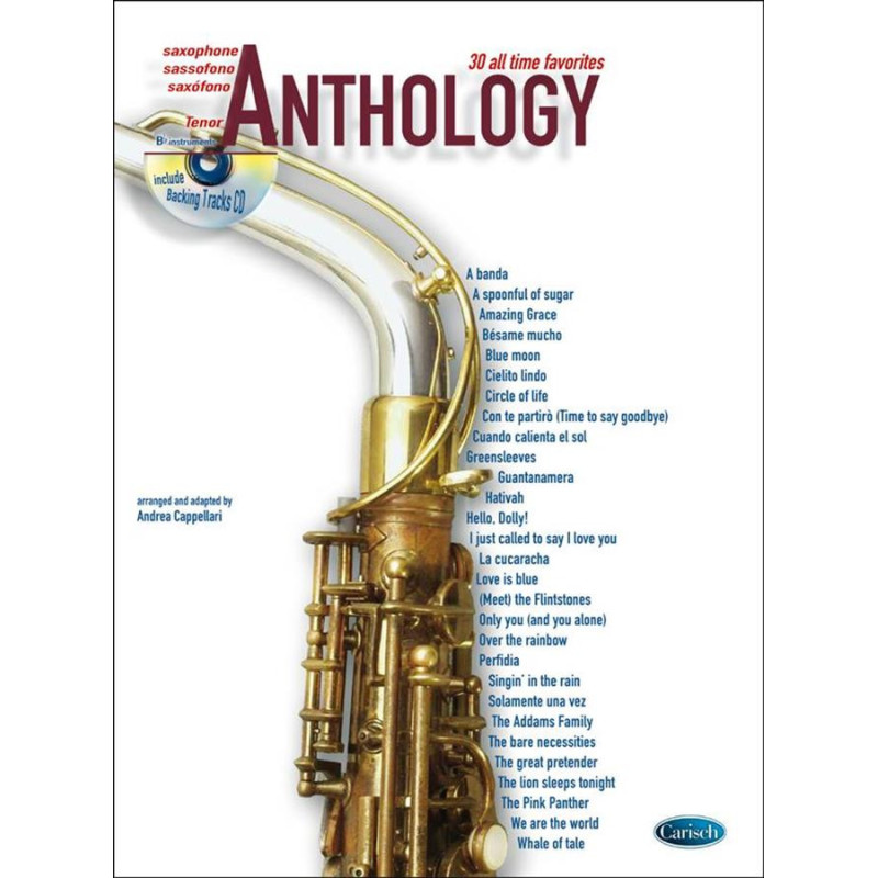 ANDREA CAPPELLARI  - ANTHOLOGY SAX TENORE VOL. 1 + CD