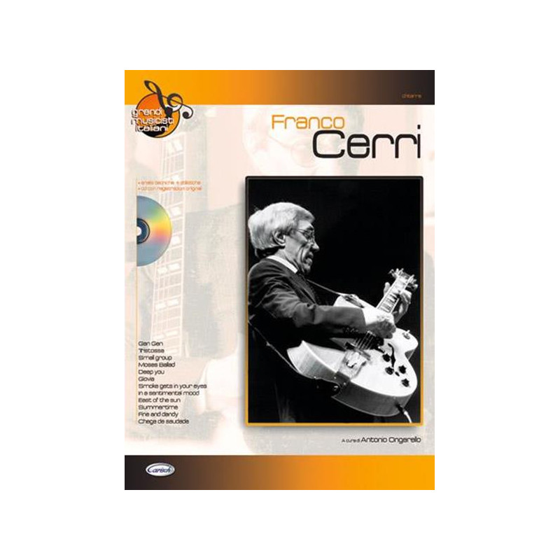 FRANCO CERRI - GRANDI MUSICISTI ITALIANI + CD - CHITARRA