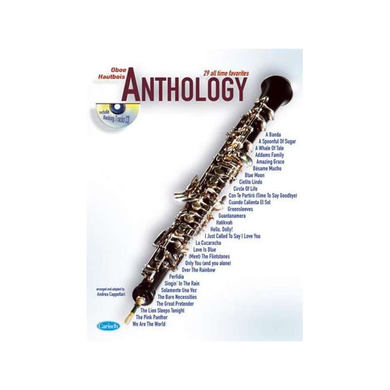 ANDREA CAPPELLARI  - ANTHOLOGY OBOE VOL. 1 + CD - SPARTITI
