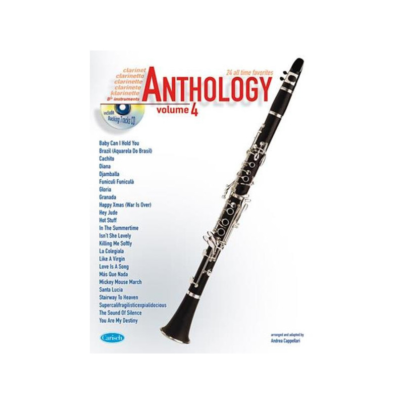 ANDREA CAPPELLARI  - ANTHOLOGY CLARINET VOL. 4 + CD SPARTITI PER CLARINETTO