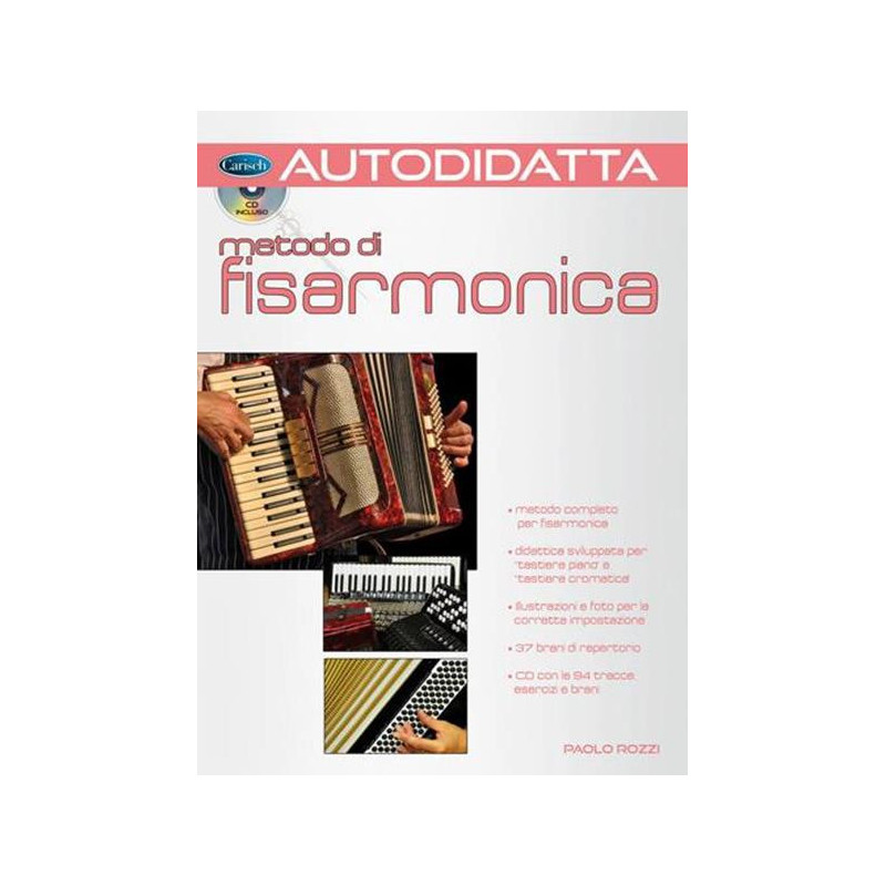 METODO DI FISARMONICA  AUTODIDATTA + CD - PAOLO ROZZI