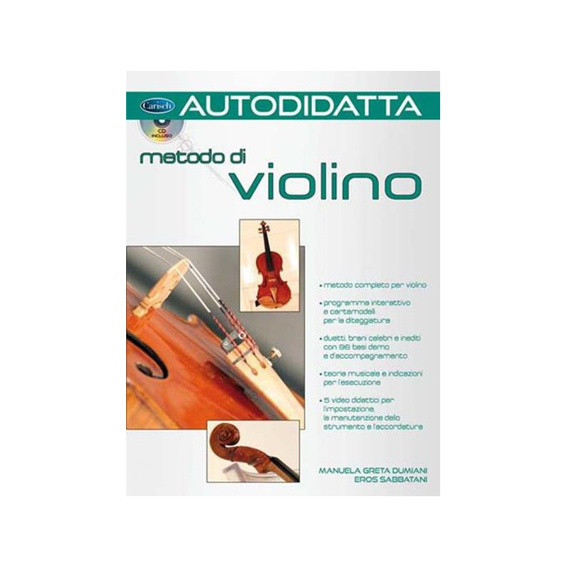 METODO DI VIOLINO AUTODIDATTA +  CD ROM - M.G. DUMIANI E. SABBATTANI