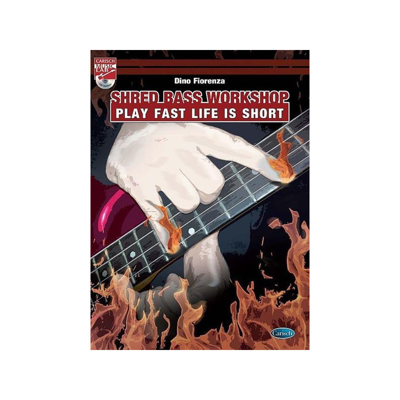 DINO FIORENZA - SHRED BASS WORKSHOP + CD - MANUALE DI BASSO