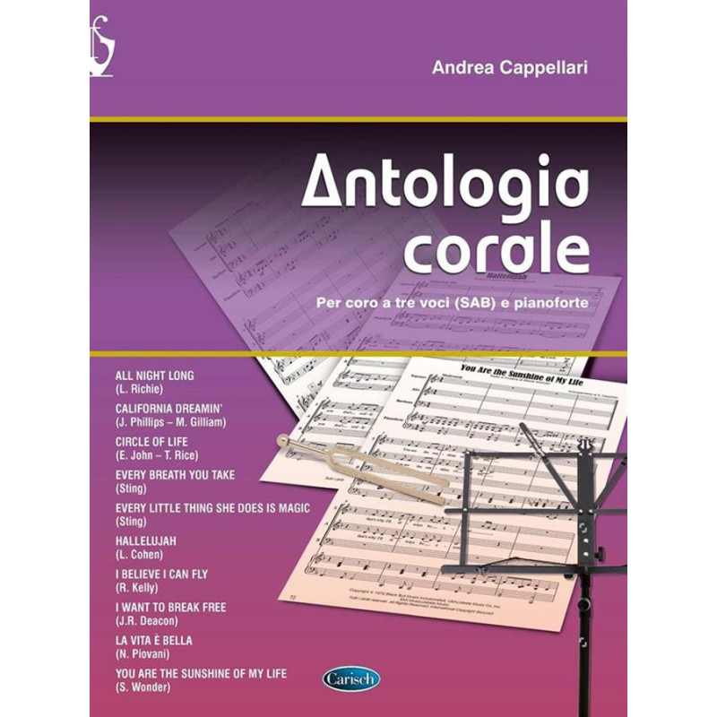 Antologia corale - Andrea Cappellari - per coro a tre voci (SAB) e pianoforte
