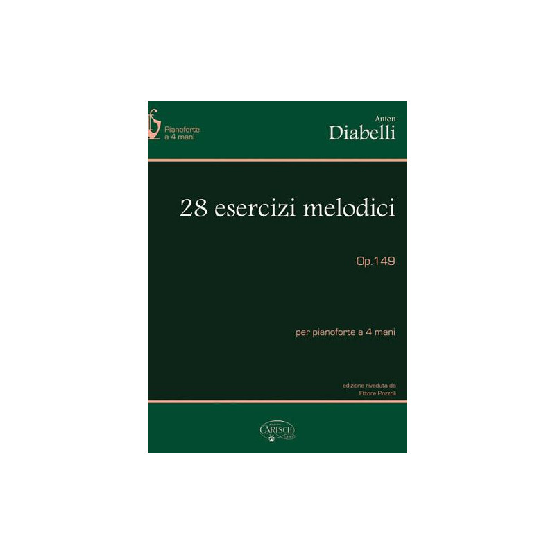Esercizi Melodici Op. 149 - Anton Diabelli- pianoforte a 4 mani