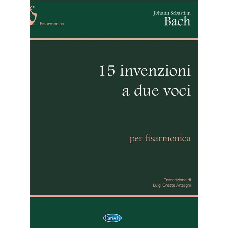 15 Invenzioni A 2 Voci, Per Fisarmonica - Johann Sebastian Bach - Fisarmonica