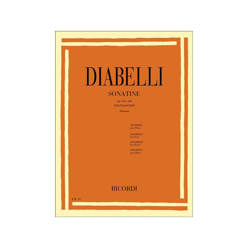 11 SONATINE OP. 151 E OP. 168 - DIABELLI - PIANOFORTE